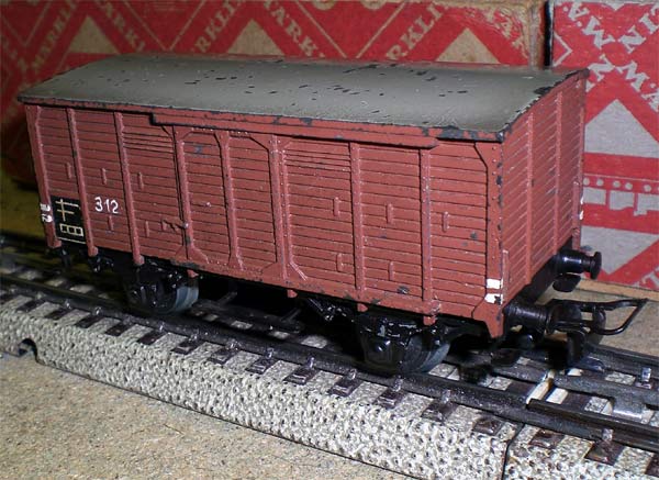 312 Gesloten goederen wagen( object 00014 )