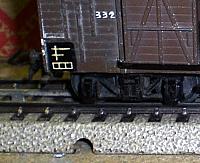 332 Gesloten dubbel as goederenwagen ( object 00025)